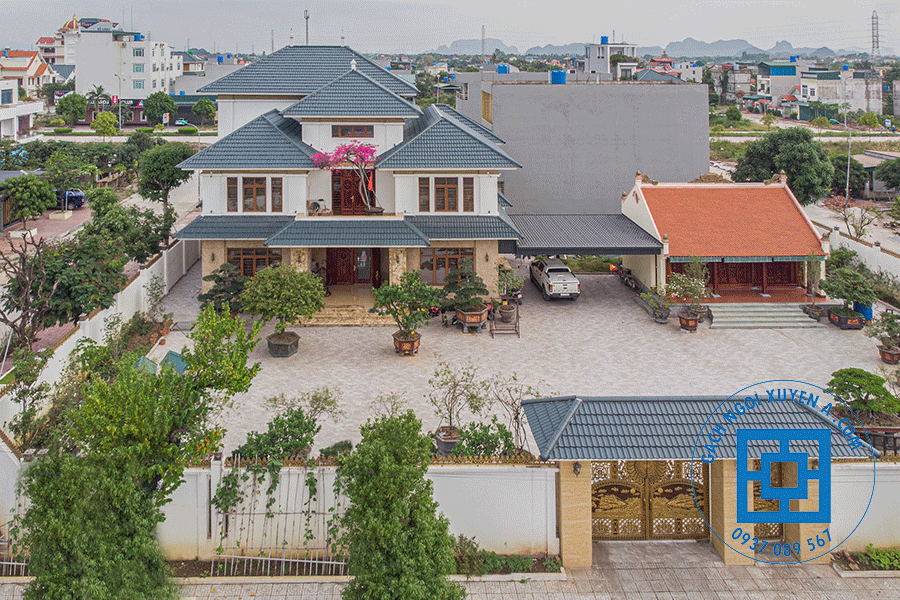 Biệt Thự sử dụng Ngói Fuji
