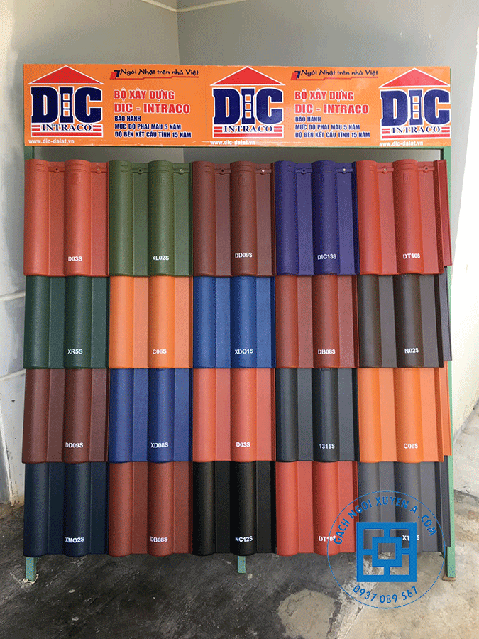 Bảng Màu Ngói DIC
