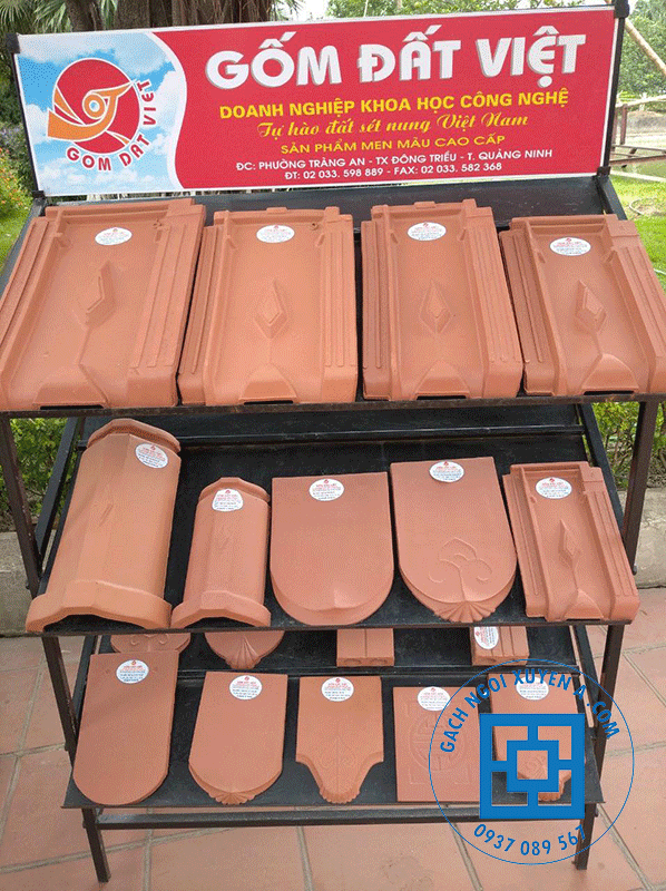 Các sản phẩm ngói đất nung đất việt