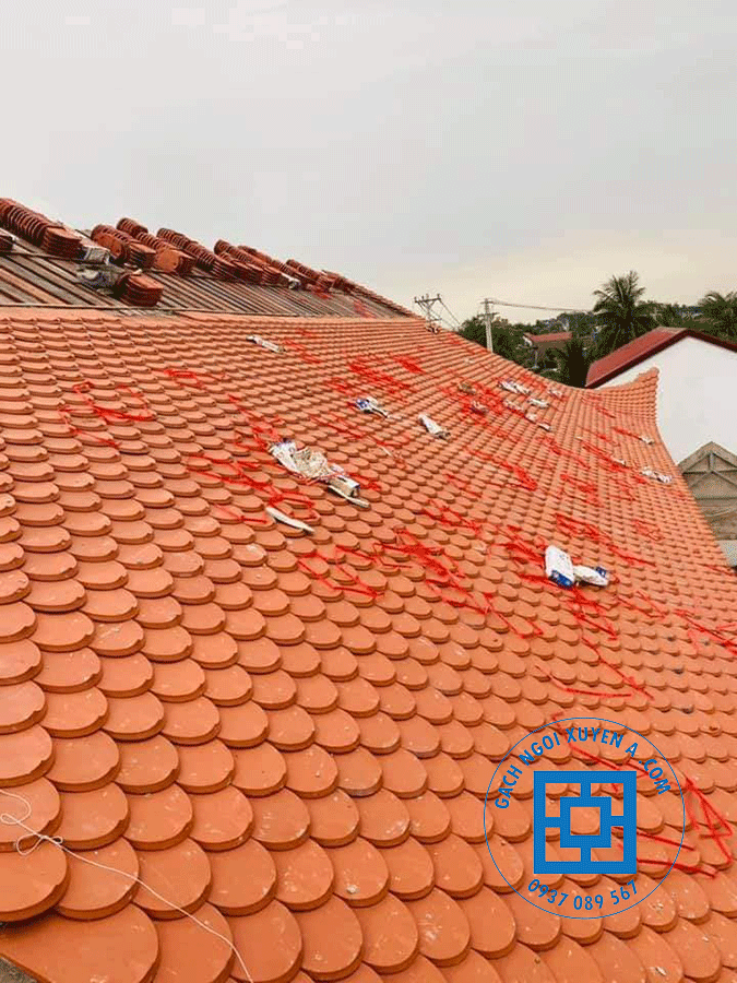 Mái Ngói đất việt đang lợp