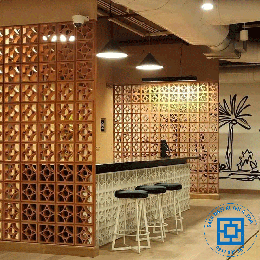 Công trình sử dụng gạch bông gió