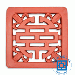 Gạch Bông Gió Chữ Thọ Gốm