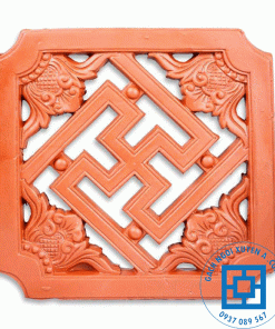 Gạch Bông Gió Chữ Vạn Gốm