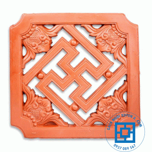 Gạch Bông Gió Chữ Vạn Gốm