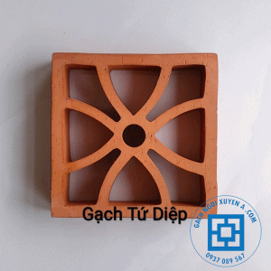 Gạch Bông Gió Tứ Diệp