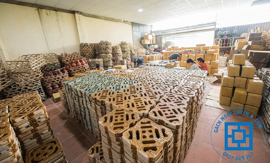 kho gạch bông gió