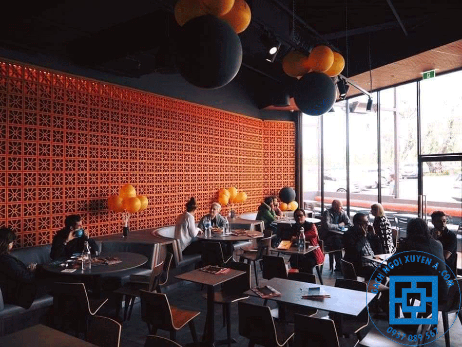 Công trình sử dụng gạch bông gió đất nung