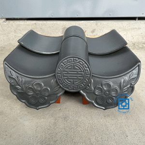 Ngói Âm Dương Hoa Mai Men Ghi