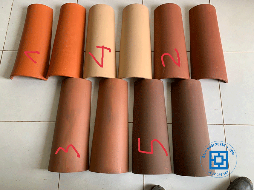 Một Số Màu Ngói Địa Trung Hải 