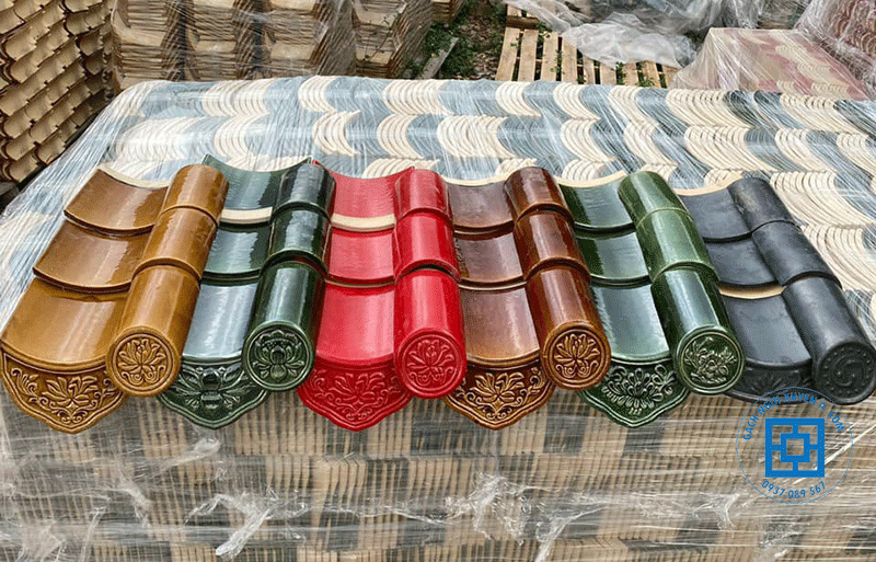 Một số màu sắc của ngói Lưu Ly 