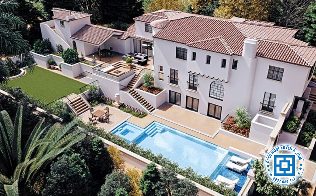 Biệt Thự, Villa Mang Phong Cách Địa Trung Hải