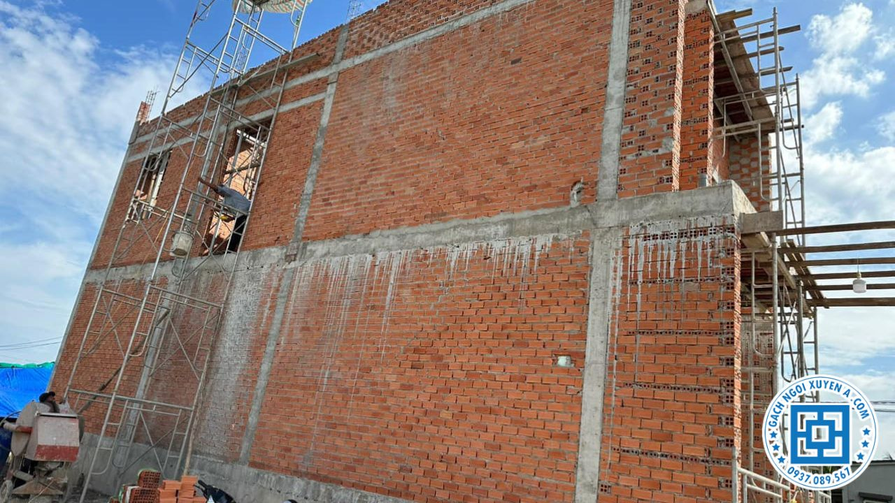 Chân tường bao và vách ngăn