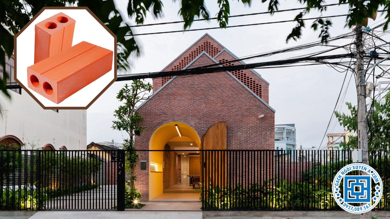 Gạch 2 lỗ được sử dụng rộng rãi