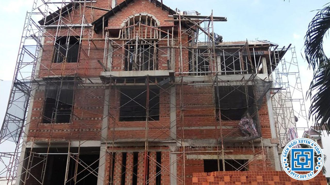 Gạch 4 Lỗ Xây Tường Bao Quanh Nhà