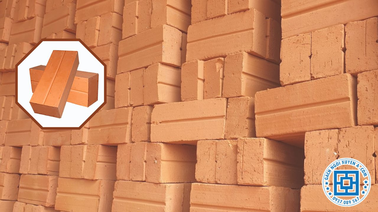 Gạch đinh đặc đất nung truyền thống