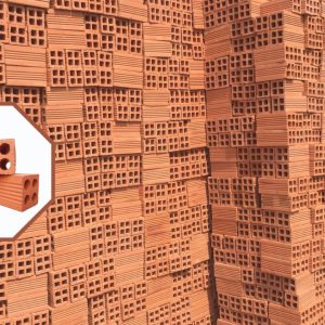 Gạch xây 4 lỗ 80x80x180 mm