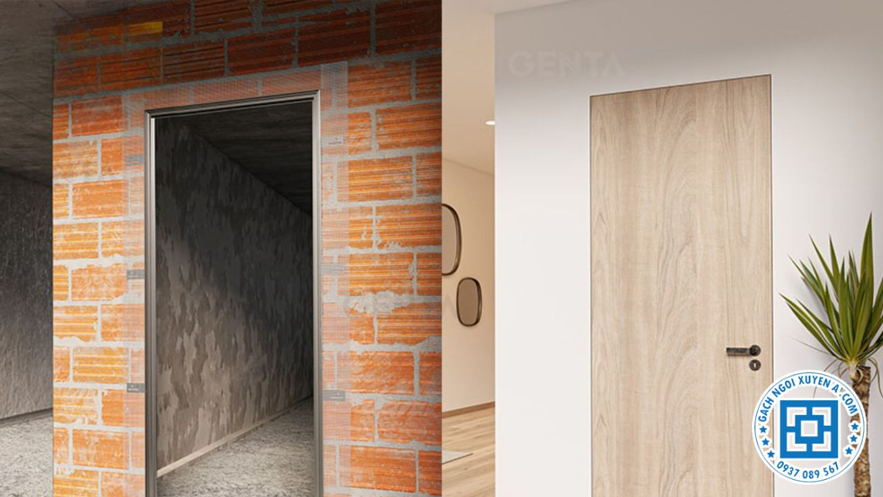 Hai bên khuôn cửa