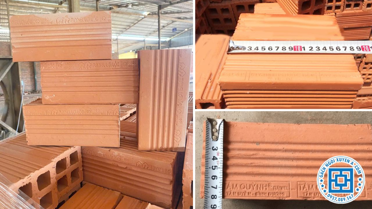 Kích thước gạch đinh 4 lỗ