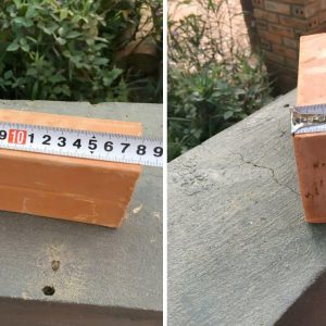 Kích thước gạch đinh đặc 40x80x180 mm