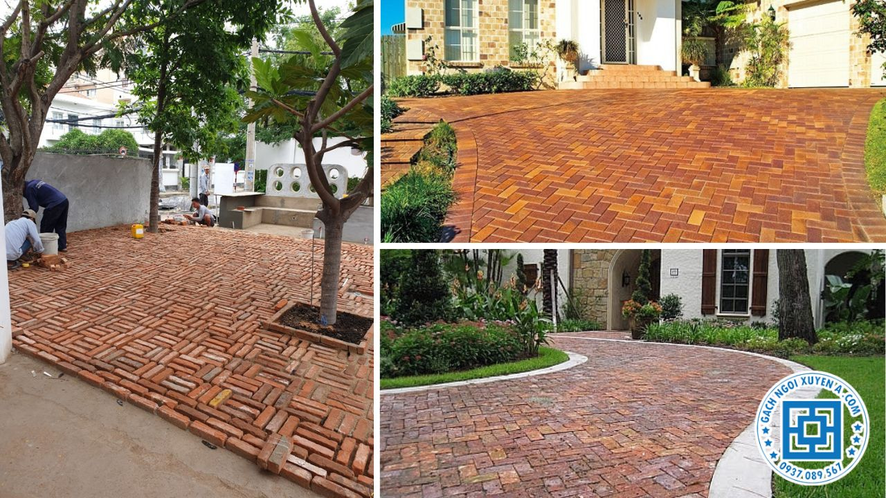 Lát lối đi vào nhà chống trơn trượt