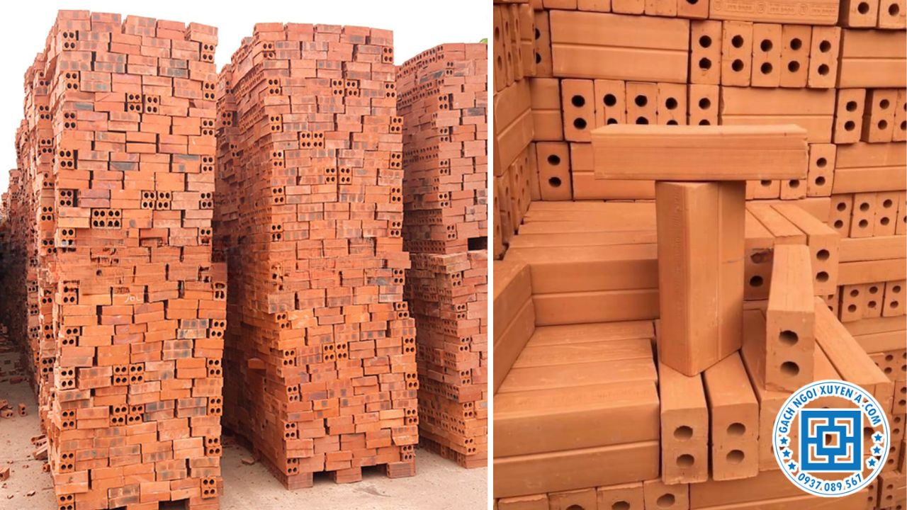 Màu gạch tươi sáng