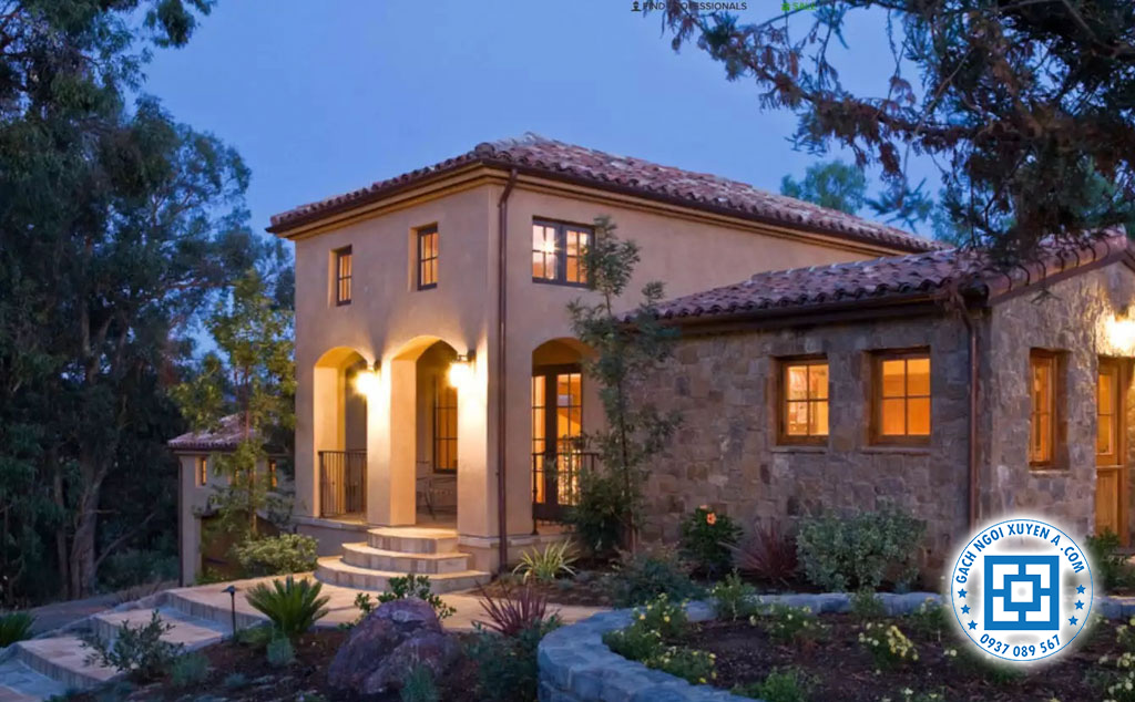 Công Trình Đẹp Mang Mái Ngói Địa Trung Hải