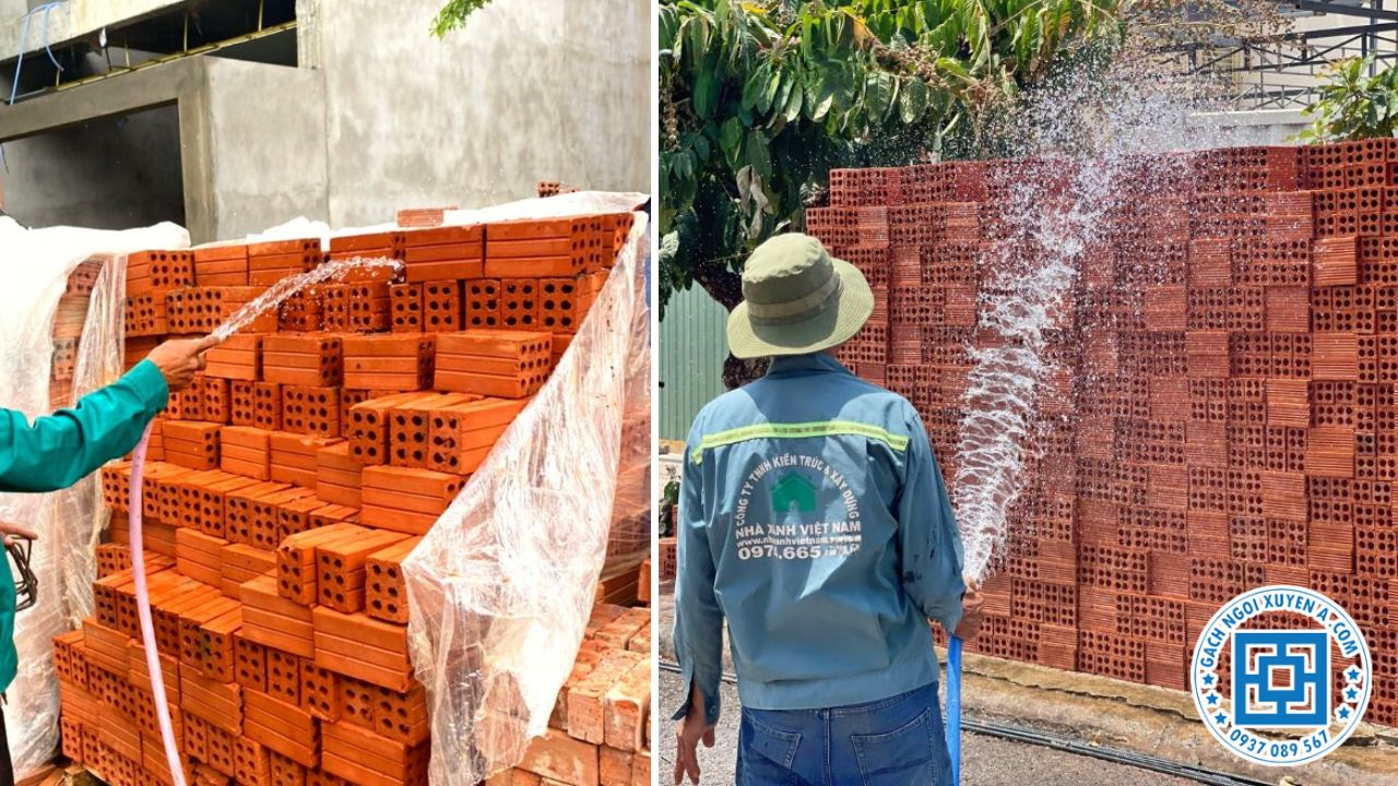 Nên Tưới Gạch Trước Khi Xây