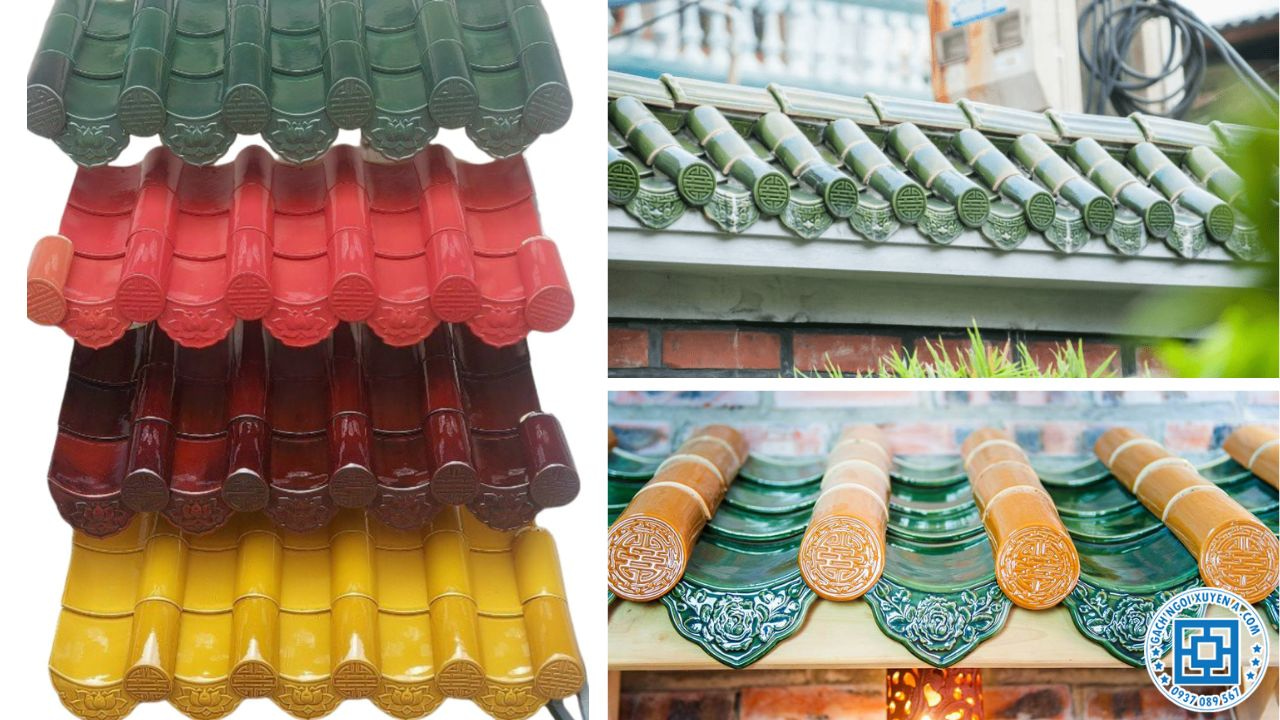 Ngói âm dương có thiết kế độc đáo