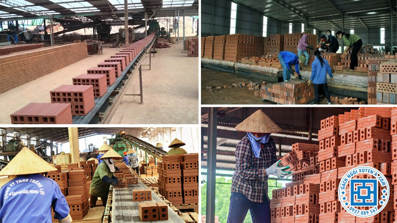 Quy Trình Sản Xuất Gạch Đỏ