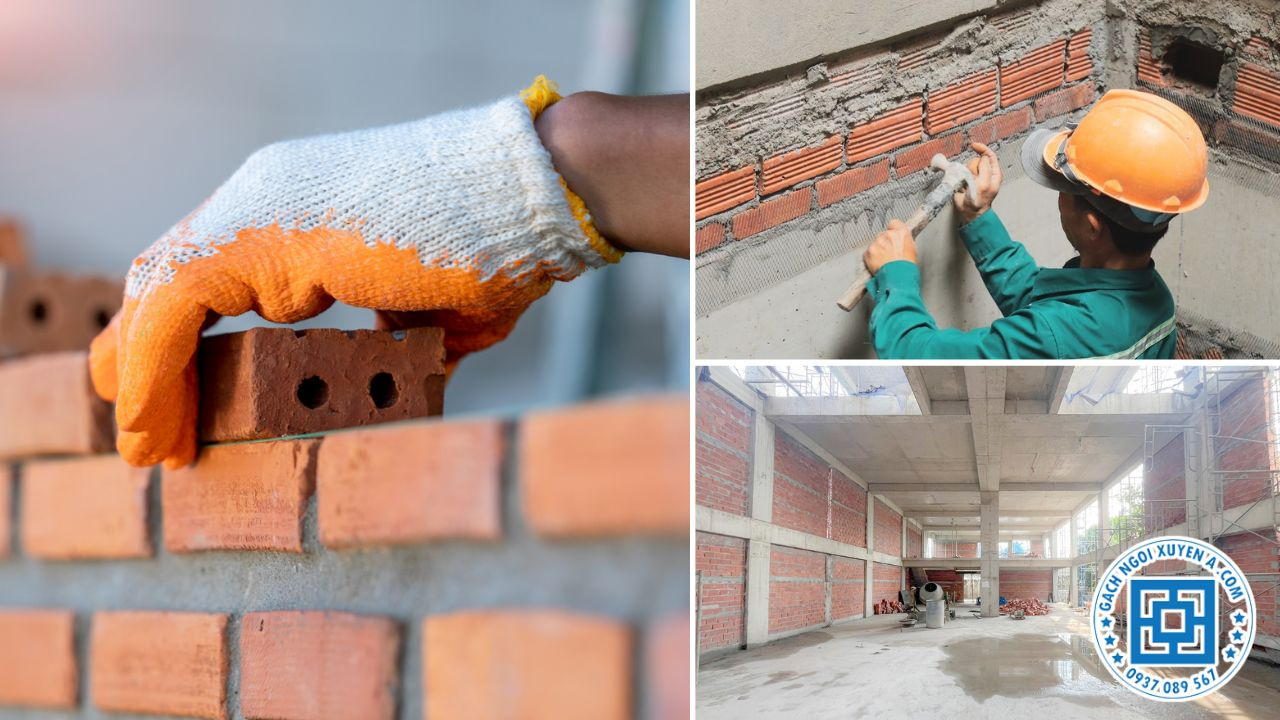 Tính toán số lượng gạch 2 lỗ trước khi thi công