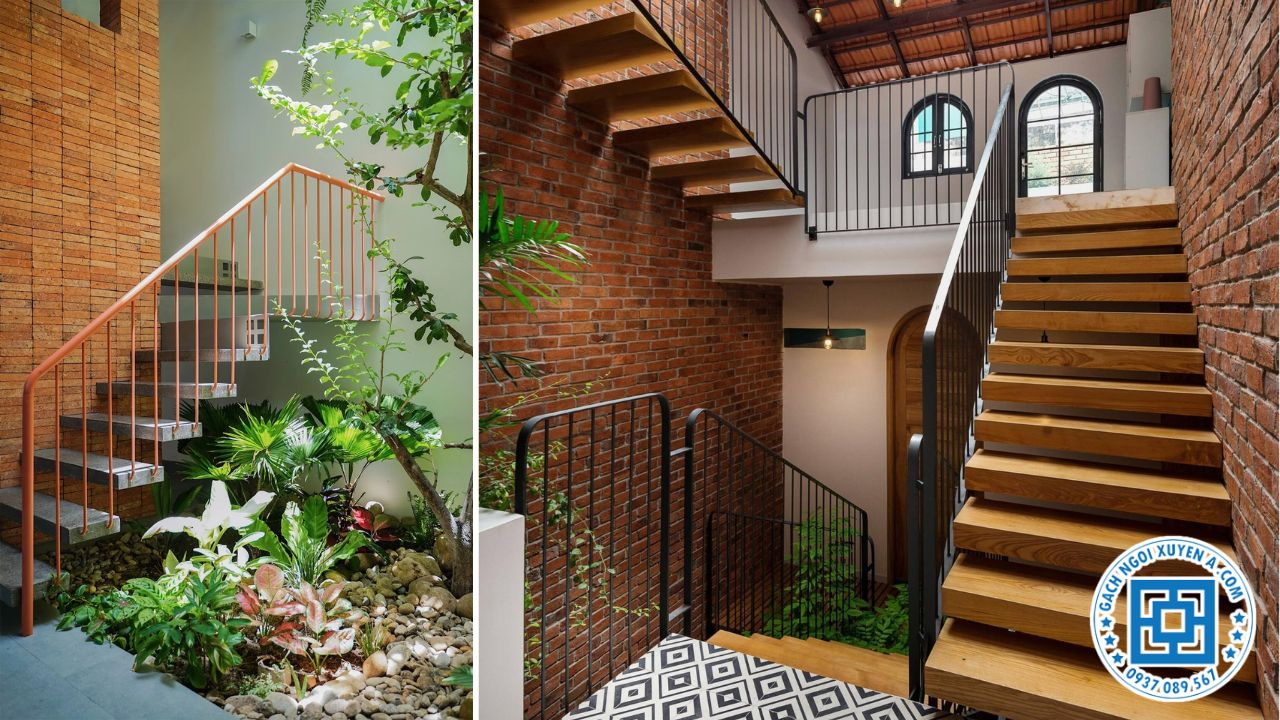 Trang trí khu vực cầu thang