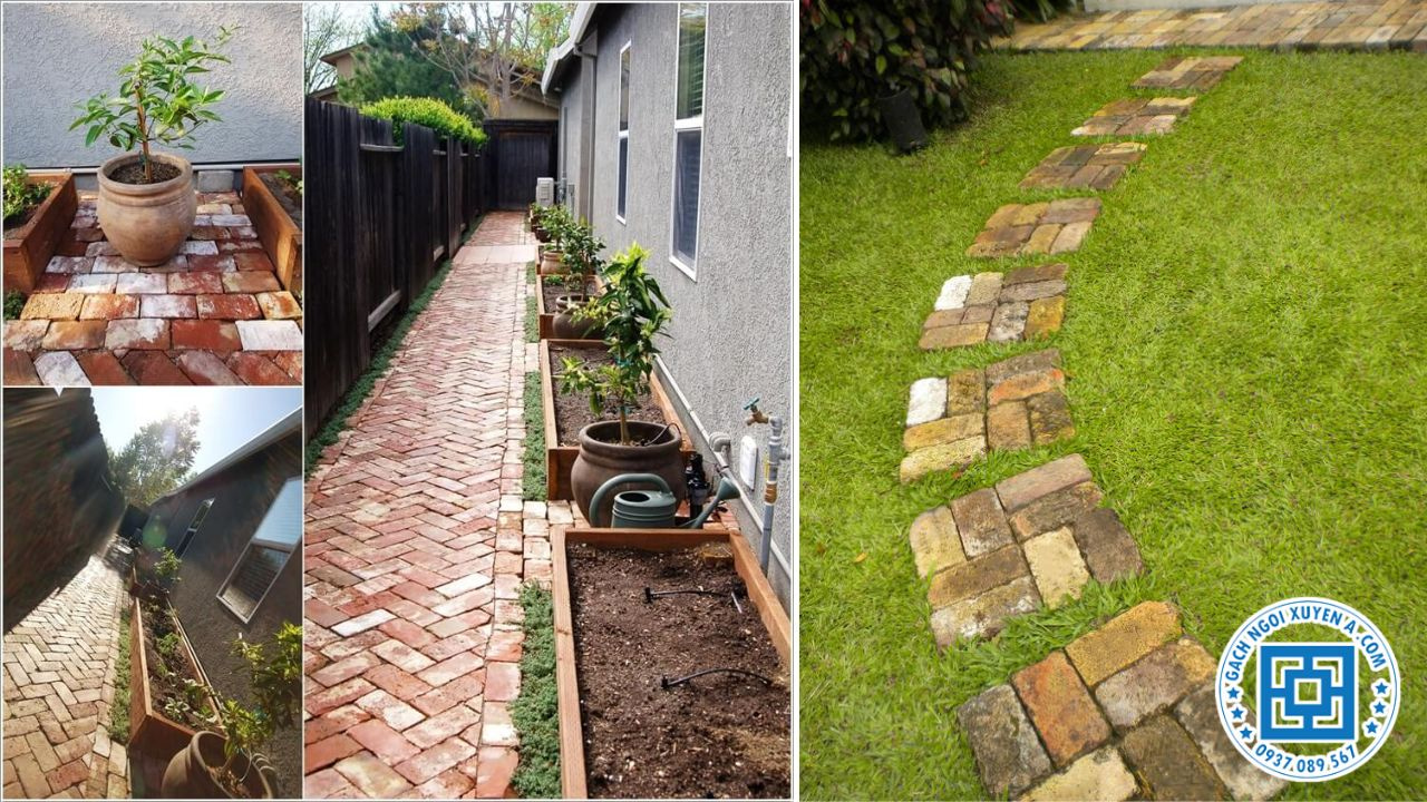 Trang trí vườn cây giúp không gian trở nên thư giãn