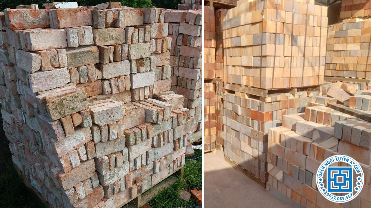 Gạch Ngói Xuyên Đá cung cấp số lượng lớn các loại gạch đinh cổ