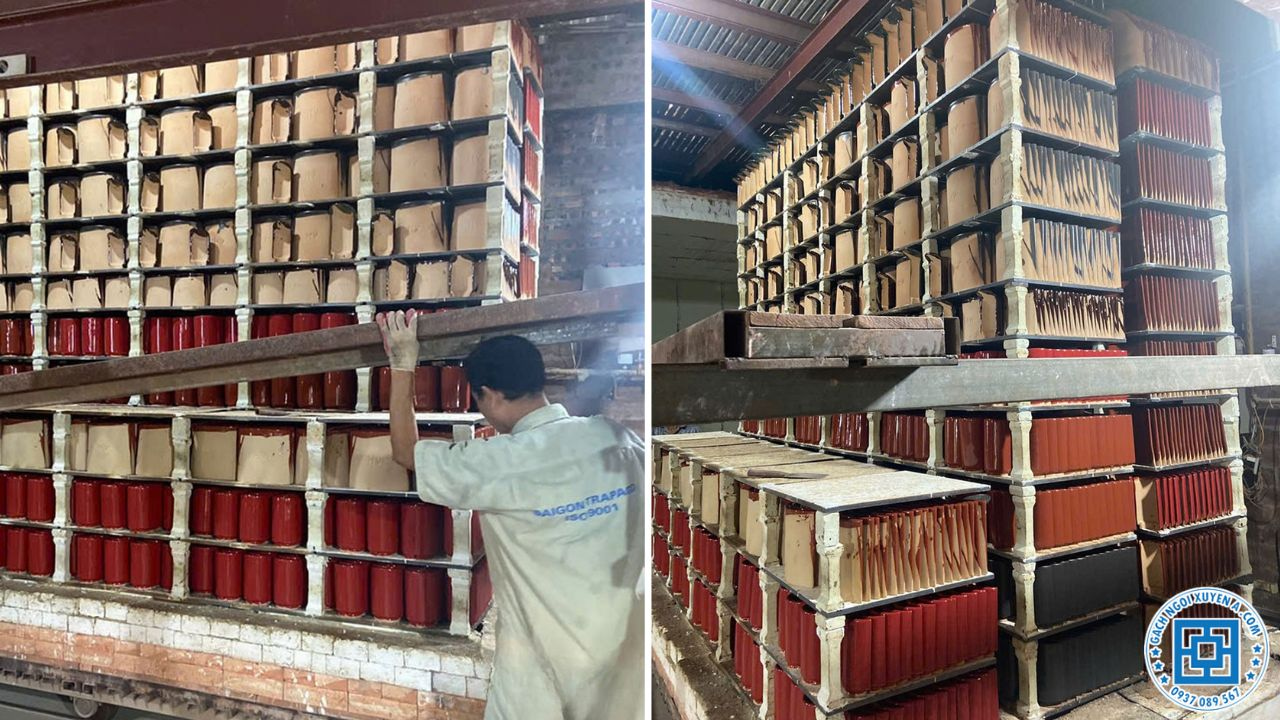 Xưởng sản xuất ngói âm dương