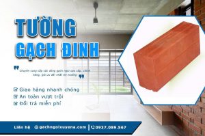 Tường gạch đinh