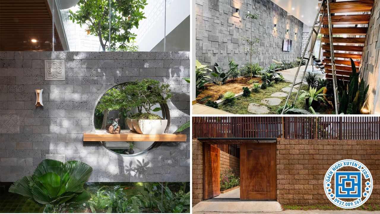 Gạch Đá Tổ Ong Ốp Tường