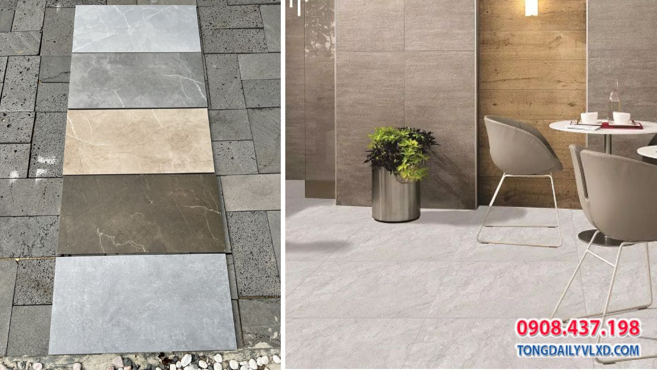 Các Mẫu Gạch Granite Bóng Mờ