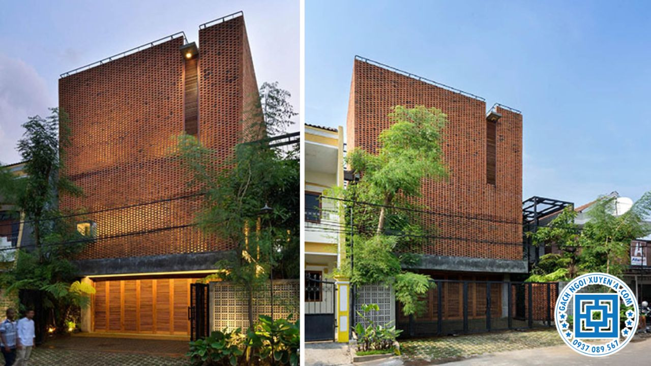 Nhà Gạch Mặt Tiền Ân Tượng