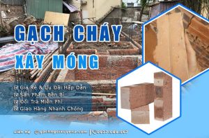 Gạch Cháy Xây Móng